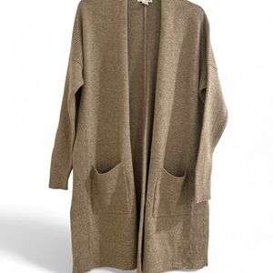 Athleta Spirit Wool Cashmere Wrap Oversized cozy soft cardigan sweater Size SP